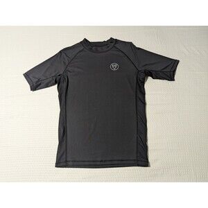 EVO Men's Black Sun Protective T-Shirt (Large) UPF 50 - Nylon/Spandex